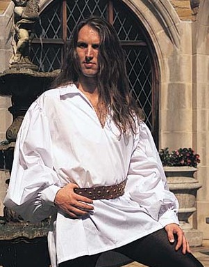 Early Renaissance Shirt in white
