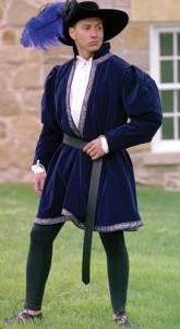 Phillip the Good Doublet in navy, 4 other colors available.